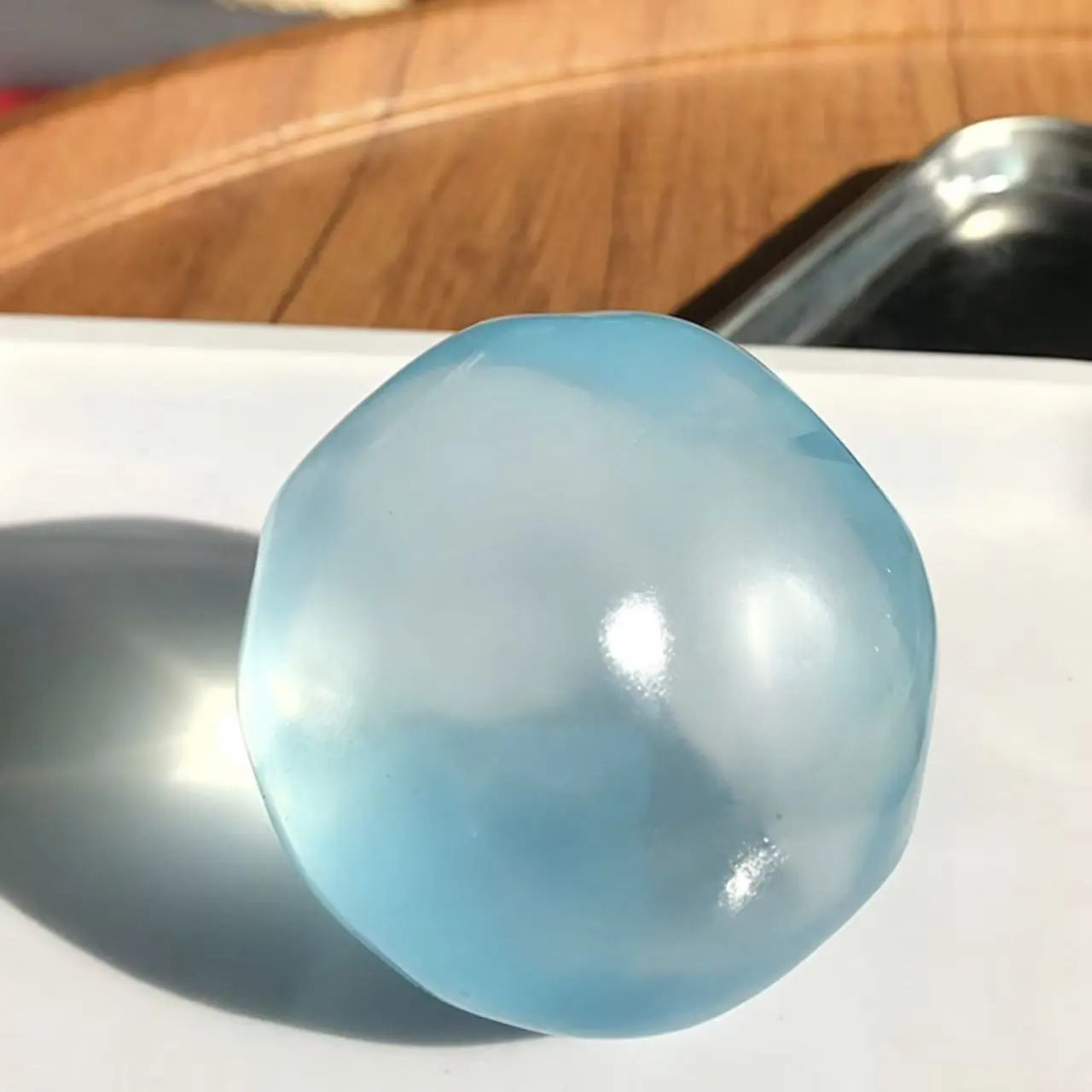 6Cm Stress Relief Coconut Oil Squishy Fidget Toy Soft Coconut Oil Stress Ball No Rebound High-Value Appearance Reusable Coconut Oil Squeeze Ball Adhd Desk Ornament, Super Soft Squishy Texture-Mm