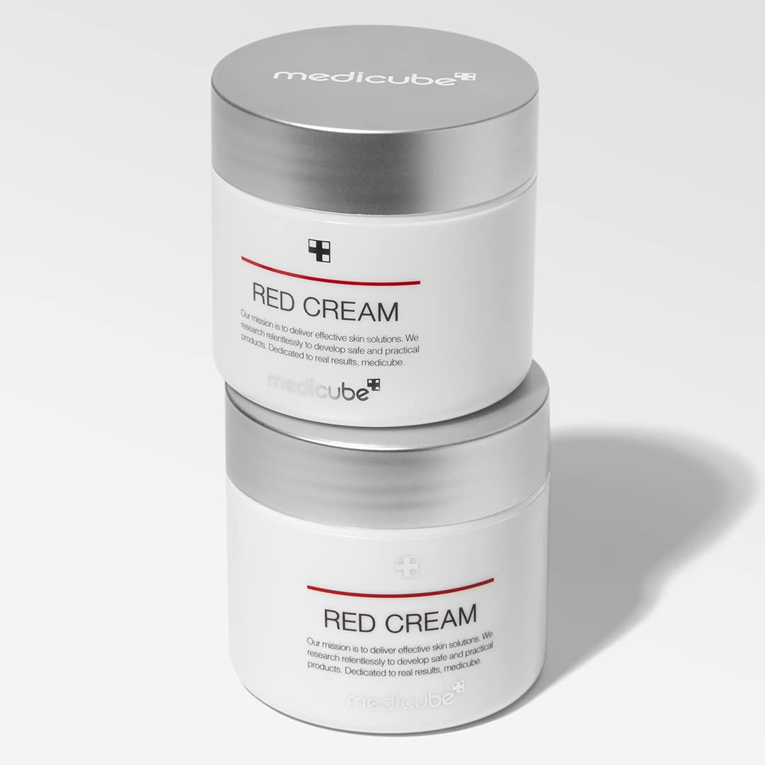 Red Cream 2.0 || Low-Irritating Formula for Trouble-Prone Skin | Soothing and Relieving | Formulated with BHA, Niacinamide & Adenosine | Non-Comedogenic | Korean Skincare (1.69Fl.Oz.)