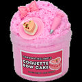 Coquette Bow Cake 8Oz Slime Snow Fizz Texture Scented Raspberry Lemon Cake