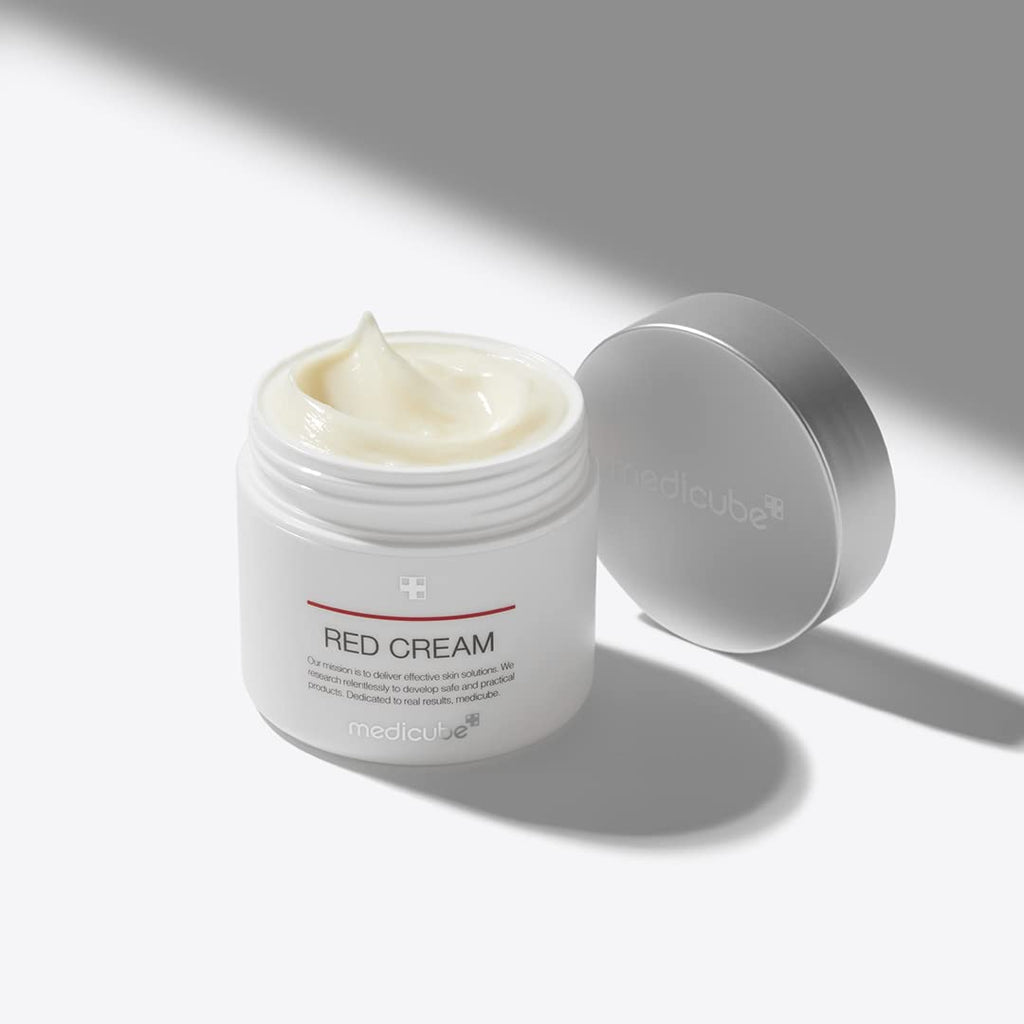 Red Cream 2.0 || Low-Irritating Formula for Trouble-Prone Skin | Soothing and Relieving | Formulated with BHA, Niacinamide & Adenosine | Non-Comedogenic | Korean Skincare (1.69Fl.Oz.)