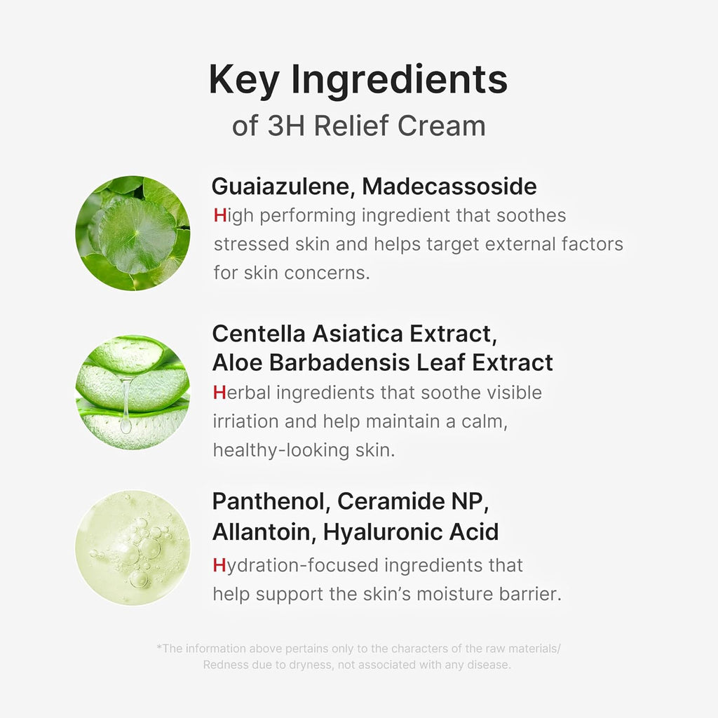 Calming & Barrier Comfort Duo: 3H Daily Relief Cream and Hypochlorous Acid Power Soothing Spray | Daily Soothing & Post-Care Hydration Routine