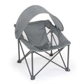 Bright Starts Pop ‘N Chill Travel Seat – Lightweight Foldable Baby Seat with Canopy, UPF 50+ Sun Protection, 3-Point Harness, Machine Washable Pad, Multiple Color Options, Newborn to 6 Months