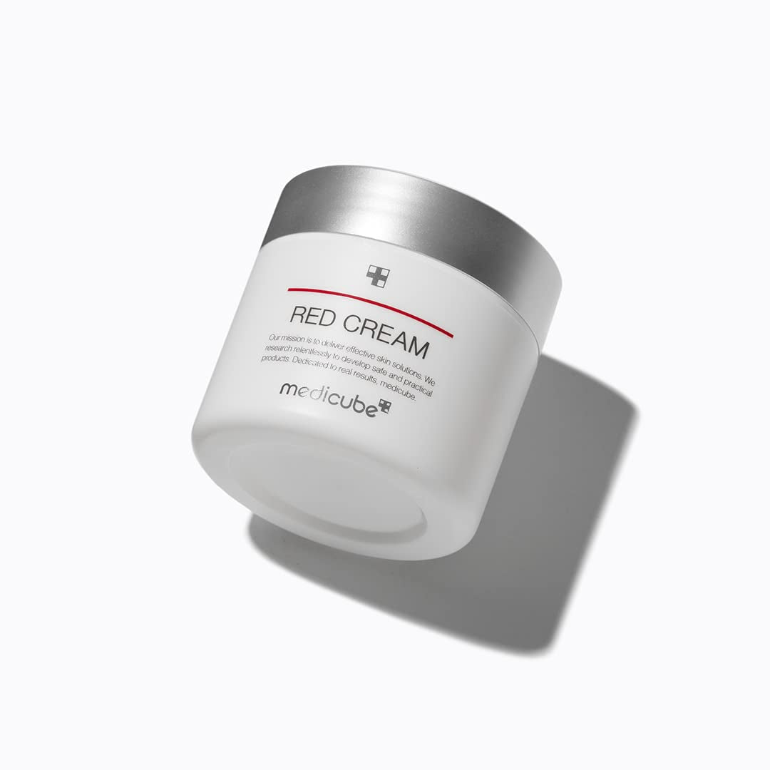 Red Cream 2.0 || Low-Irritating Formula for Trouble-Prone Skin | Soothing and Relieving | Formulated with BHA, Niacinamide & Adenosine | Non-Comedogenic | Korean Skincare (1.69Fl.Oz.)