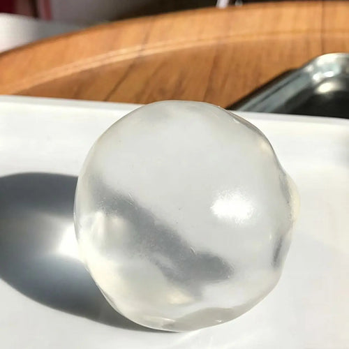 6Cm Stress Relief Coconut Oil Squishy Fidget Toy Soft Coconut Oil Stress Ball No Rebound High-Value Appearance Reusable Coconut Oil Squeeze Ball Adhd Desk Ornament, Super Soft Squishy Texture-Mm