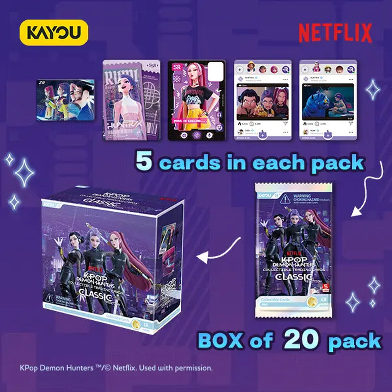 Kpop Demon Hunters-Collectible Trading Cards-Classic Edition-001-Na Buy 2 Get 1 Free PR Card