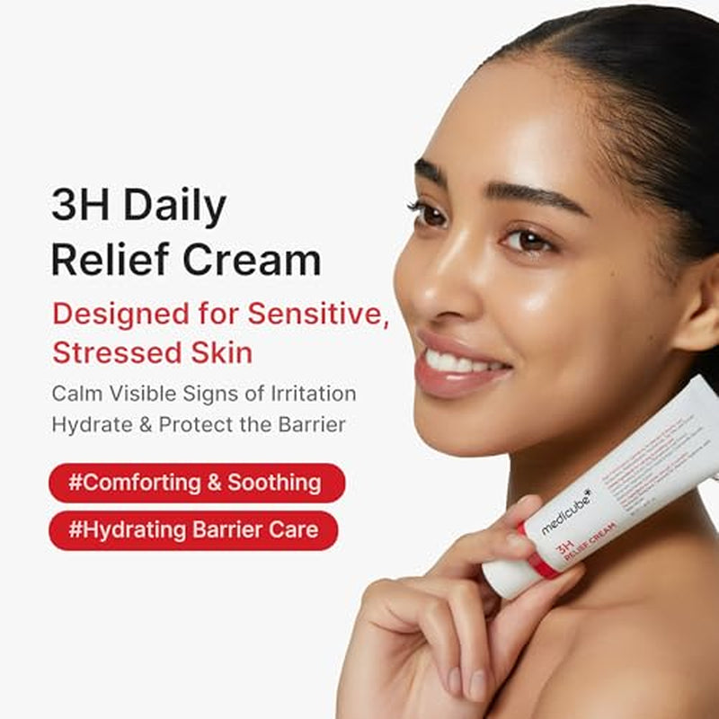 Calming & Barrier Comfort Duo: 3H Daily Relief Cream and Hypochlorous Acid Power Soothing Spray | Daily Soothing & Post-Care Hydration Routine