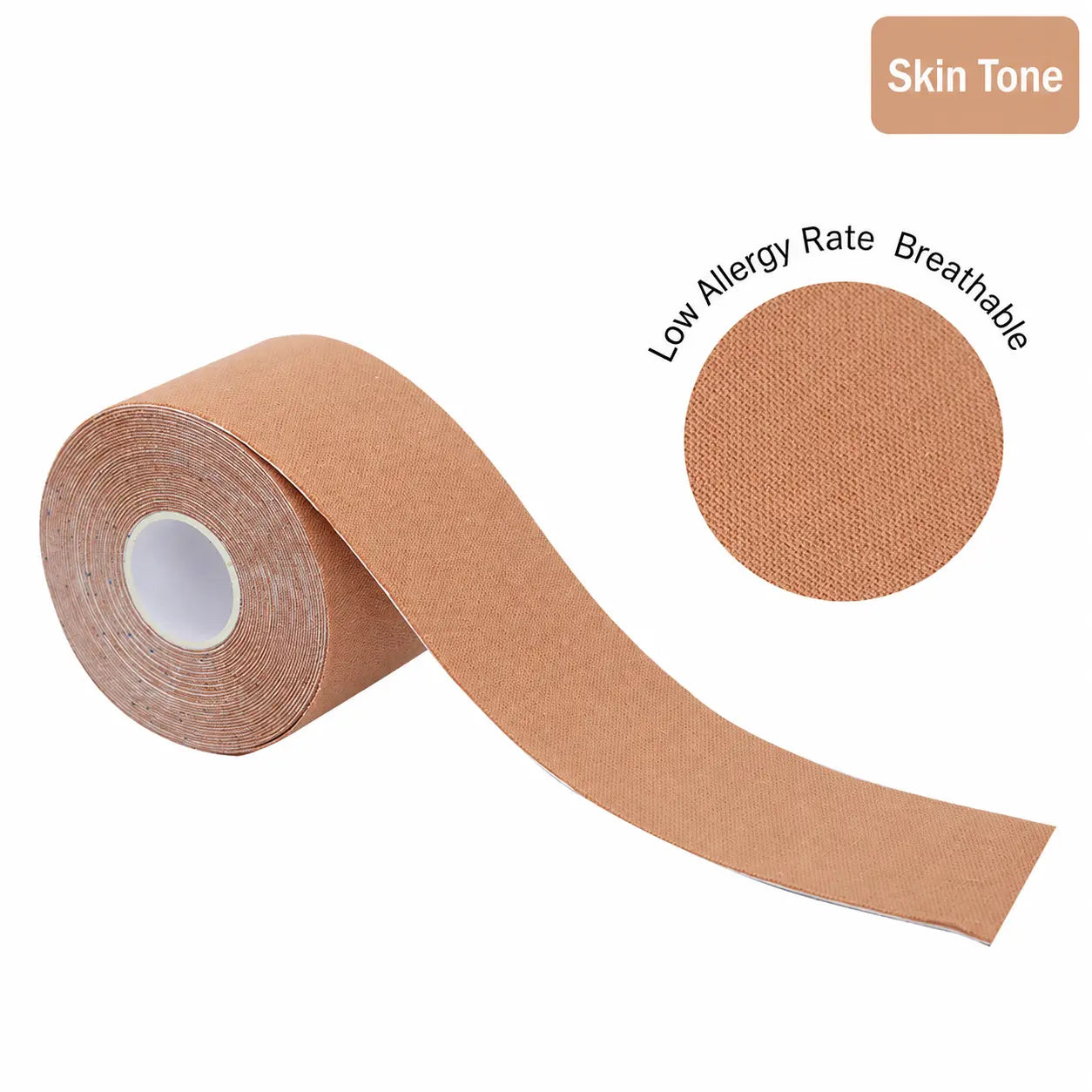 Uncut Elastic Stabilizing Sports Tape, Athletic Kinesiology Kinetic Tape, Waterproof, Sweat-Resistant, Skin-Friendly, Flexible, Breathable, Relieves Knee Pain & Sprains, Ideal for Exercise & Outdoor Activities, Stabilizing Sports Tapes