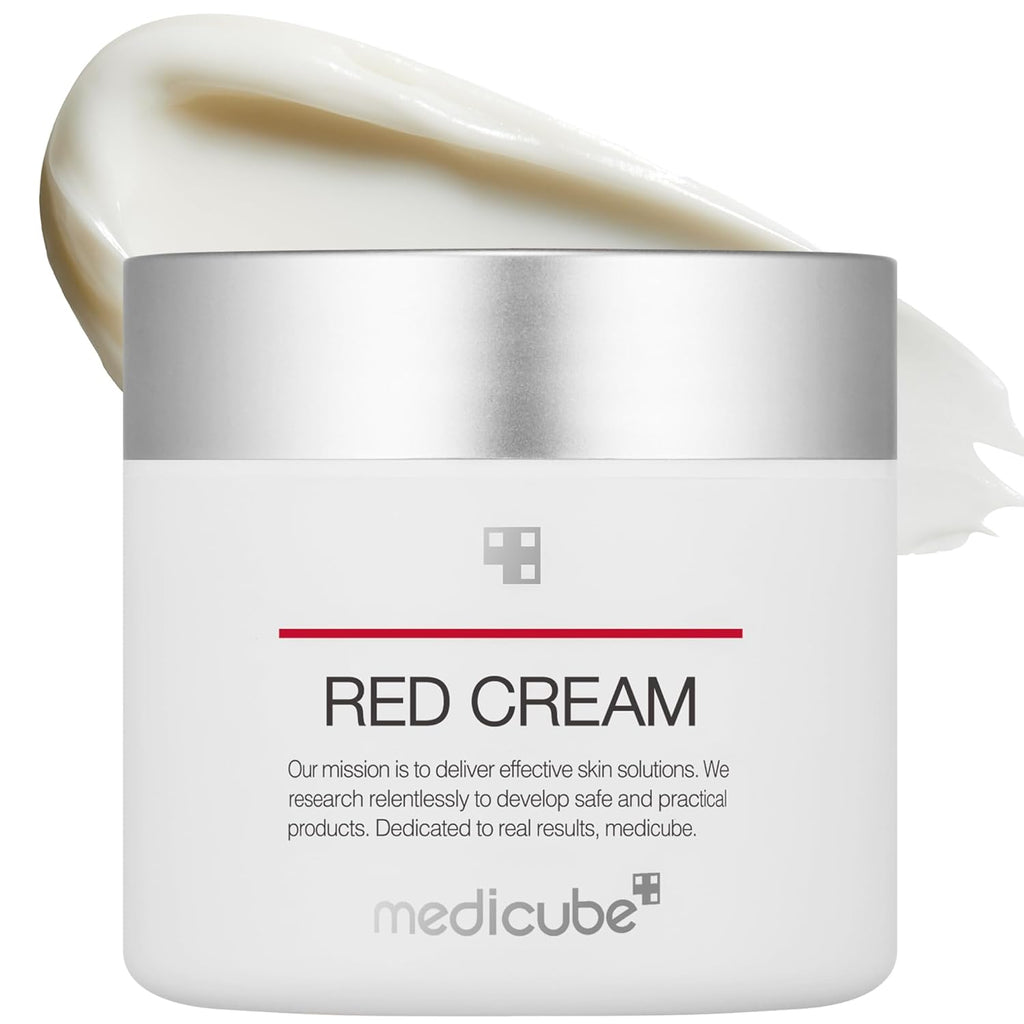 Red Cream 2.0 || Low-Irritating Formula for Trouble-Prone Skin | Soothing and Relieving | Formulated with BHA, Niacinamide & Adenosine | Non-Comedogenic | Korean Skincare (1.69Fl.Oz.)