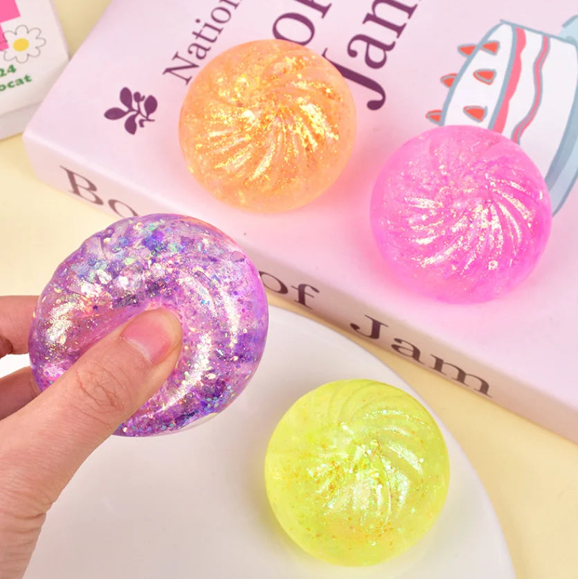 12Packs Mystery Dumpling Squishy - Super Soft Giant Dumpling Squishy with Steamer Box