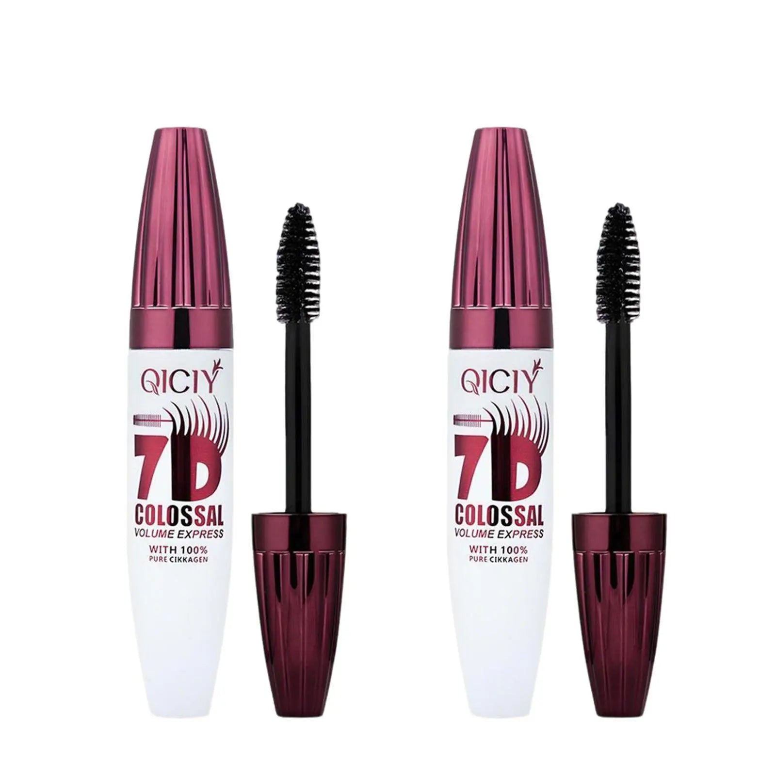 7D Waterproof Mascara - 24H Extreme Volume & Curl, Smudge-Resistant Lift for Natural False Lash Effect