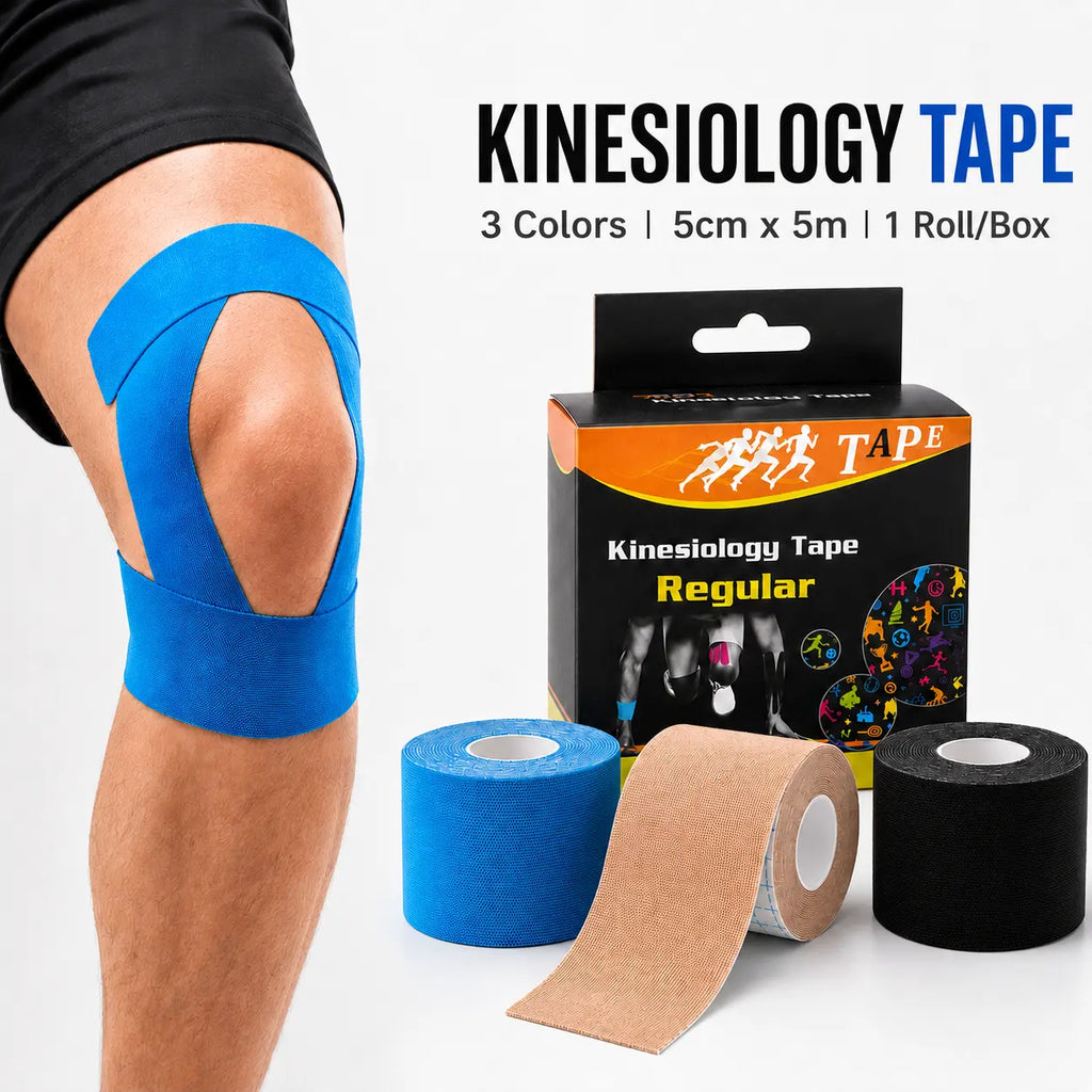 Uncut Elastic Stabilizing Sports Tape, Athletic Kinesiology Kinetic Tape, Waterproof, Sweat-Resistant, Skin-Friendly, Flexible, Breathable, Relieves Knee Pain & Sprains, Ideal for Exercise & Outdoor Activities, Stabilizing Sports Tapes