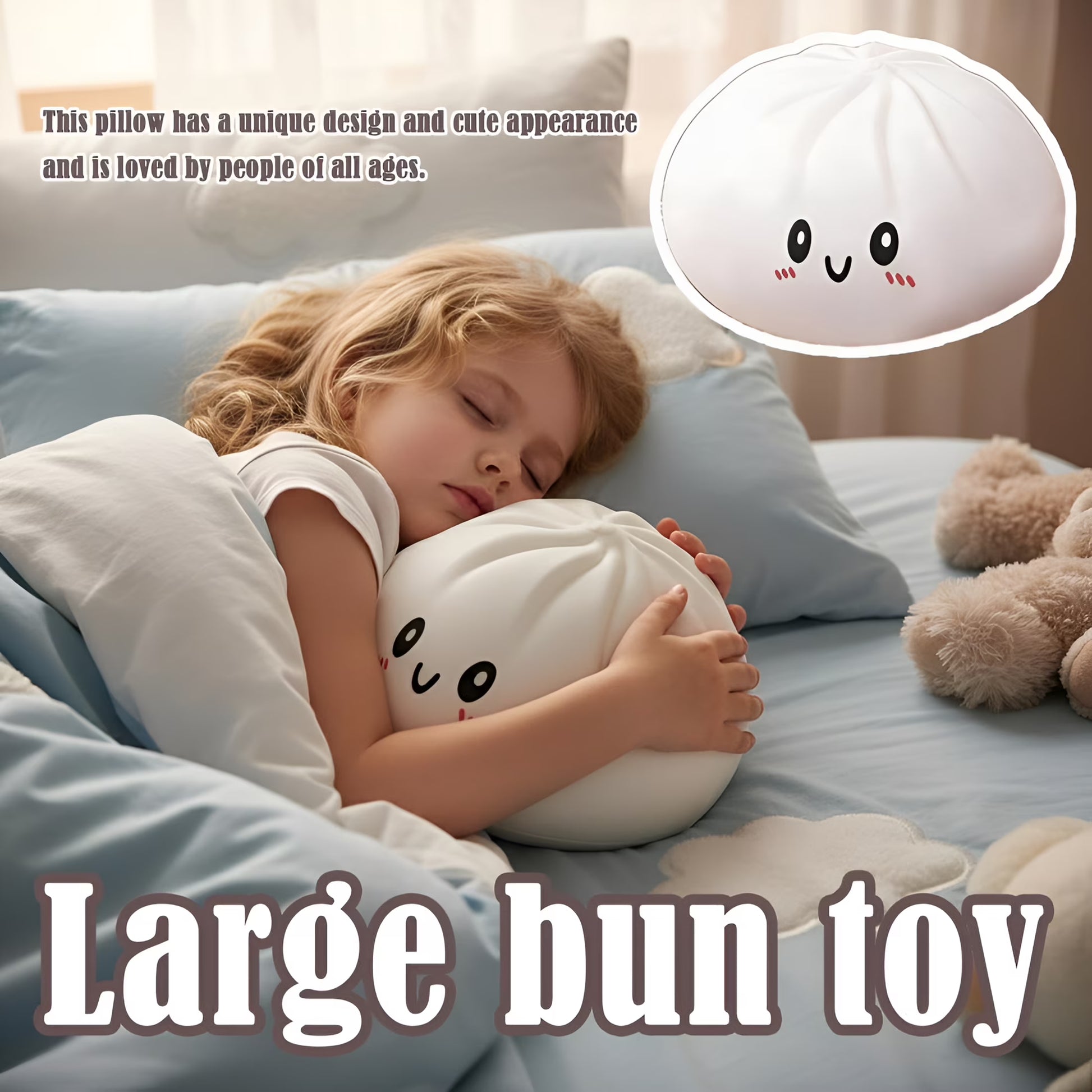 Giant Dumpling Squeeze without Steamer Box,Jumbo Dumpling Squeeze Toys,Jumbo Dumplings Stress Ball,Large Decompression Squeeze Toys,For Anxiety Relief