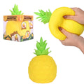 Toymendous Squishy Pineapple – Jumbo 6.5-Inch Squishy Fruit Stress Relief Toy – Sensory Stress Ball for Kids, Teens & Adults